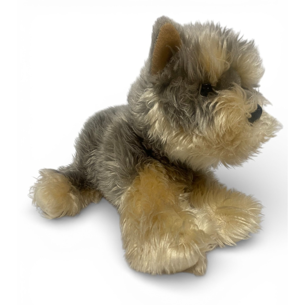 Douglas Cuddle Toy Yorkshire Terrier Plush Dog Stuffed Animal 11" x 9"